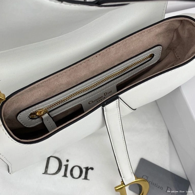 Cheap Bag Dior Smooth White Calfskin Saddle 0810 Luxury